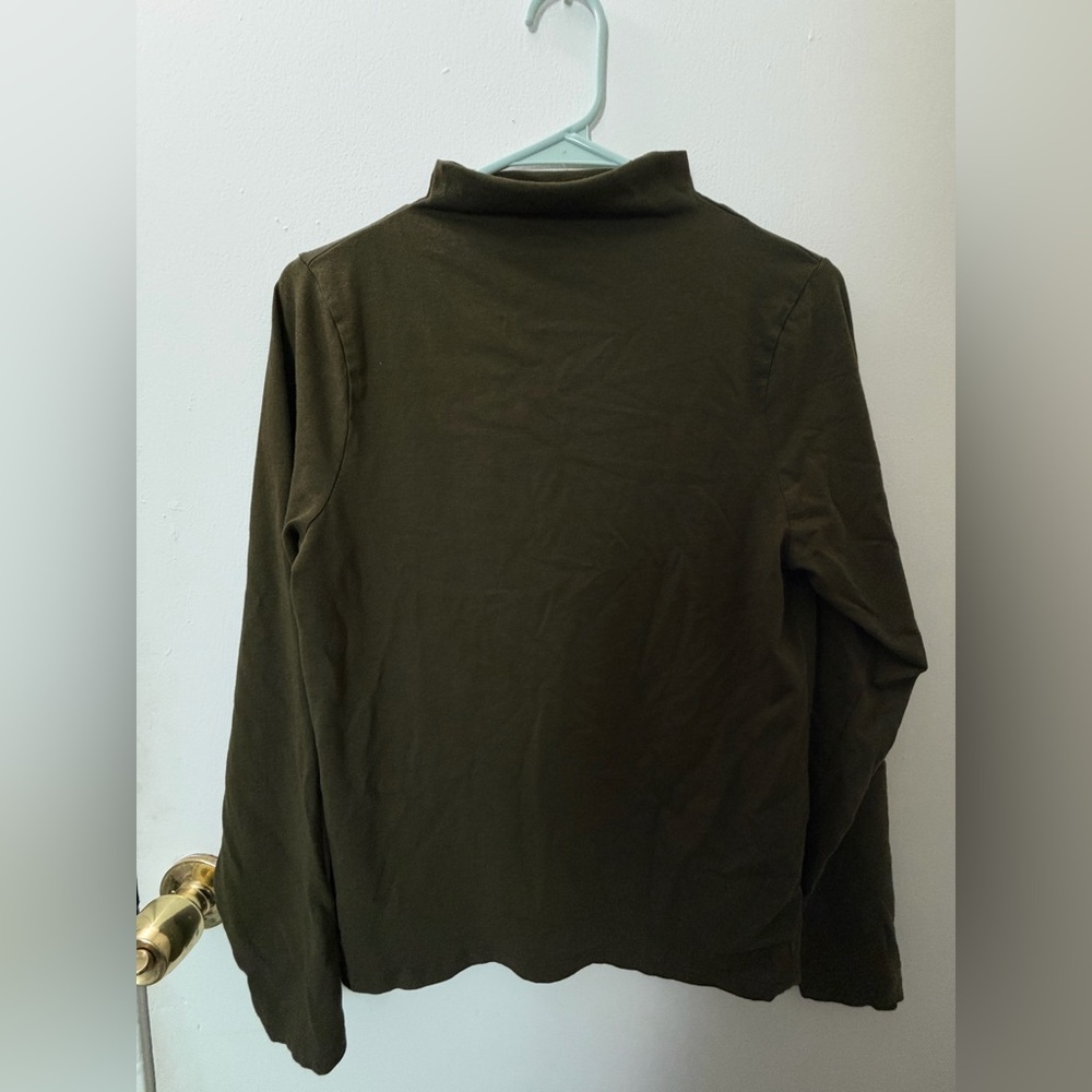 Old Navy Olive Green Long Sleeve Top